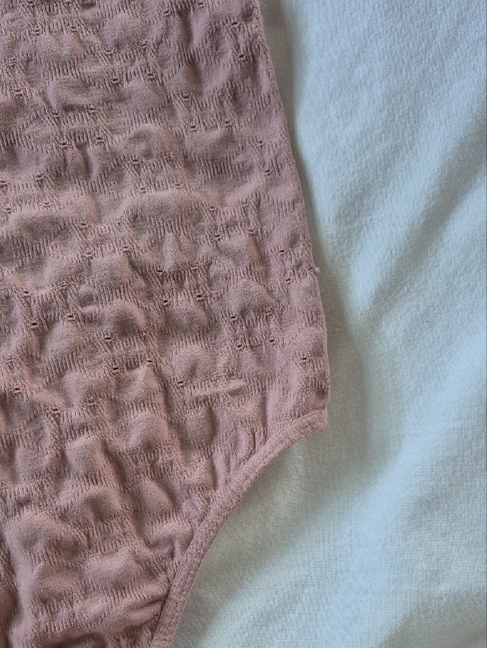 Intimately Free People Pastel Pink Cutout Eyelet Bodysuit Size XS - Picture 8 of 14